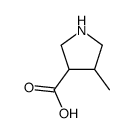 4-甲基吡咯烷-3-羧酸结构式