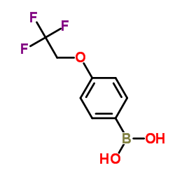 4-(2,2,2-Trifluoroethoxy)benzeneboronic acid Structure