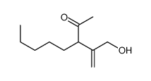 3-(3-hydroxyprop-1-en-2-yl)octan-2-one Structure