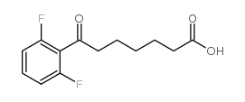 7-(2,6-difluorophenyl)-7-oxoheptanoic acid picture