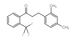 3-(2,4-DIMETHYLPHENYL)-2'-TRIFLUOROMETHYLPROPIOPHENONE结构式