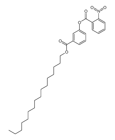 (3-hexadecoxycarbonylphenyl) 2-nitrobenzoate Structure