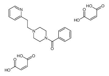 but-2-enedioic acid,phenyl-[4-(2-pyridin-2-ylethyl)piperazin-1-yl]methanone结构式