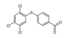 Benzene, 1,2,4-trichloro-5-[(4-nitrophenyl)thio] Structure