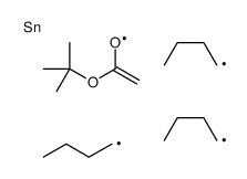 2-(三丁基锡)乙酸叔丁酯结构式
