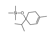 trimethyl-(4-methyl-1-propan-2-ylcyclohex-3-en-1-yl)oxysilane结构式