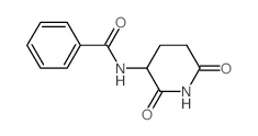 N-(2,6-dioxo-3-piperidyl)benzamide结构式