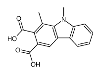 acide dimethyl-1,9 carbazoledicarboxylique-2,3结构式