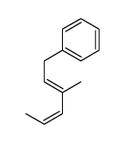 3-methylhexa-2,4-dienylbenzene结构式