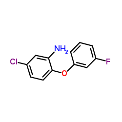 5-Chloro-2-(3-fluorophenoxy)aniline structure