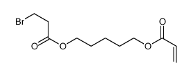 5-(3-bromo-1-oxopropoxy)pentyl acrylate Structure