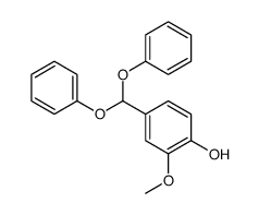 4-(diphenoxymethyl)-2-methoxyphenol structure