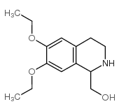 (6,7-二乙氧基-1,2,3,4-四氢-异喹啉-1-基)甲醇结构式