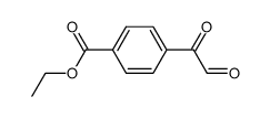 4-(2-oxo-acetyl)-benzoic acid ethyl ester Structure