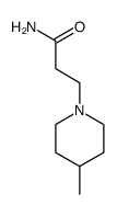 3-(4-methylpiperidin-1-yl)propanamide Structure