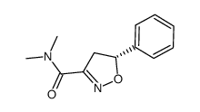 (5R)-4,5-dihydro-N,N-dimethyl-5-phenyl-3-isoxazole-carboxamide Structure