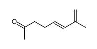 5,7-Octadien-2-one, 7-methyl-, (E)- (9CI) Structure