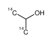 [1,3-14C]propan-2-ol结构式