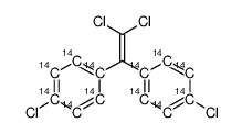 1,1-dichloro-2,2-bis[4-chloro-phenyl]ethylene-ring-ul-14c Structure