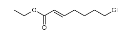 7-CHLORO-HEPT-2-ENOIC ACID ETHYL ESTER structure