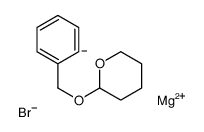 magnesium,2-(phenylmethoxy)oxane,bromide Structure