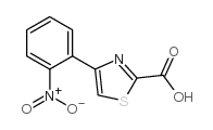 4-(2-硝基苯基)-2-噻唑羧酸结构式