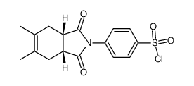 N-(p-chlorosulfonylphenyl)-cis-1,2,3,6-4,5-dimethylphthalimide结构式