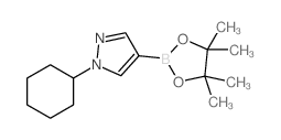 1-环己基-吡唑-4-硼酸频那醇酯结构式