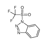 1-(Trifluoromethanesulfonyl)-1H-benzotriazole structure