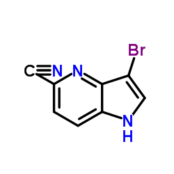 3-Bromo-5-Cyano-4-azaindole structure