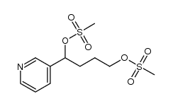 1-(pyridin-3-yl)butane-1,4-diyl dimethanesulfonate Structure