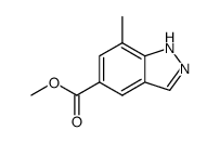 7-Methyl-1H-indazole-5-carboxylic acid methyl ester Structure