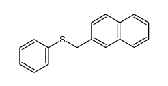 (naphthalen-2-ylmethyl)(phenyl)sulfane Structure