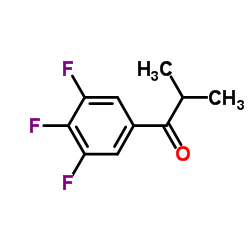 2-Methyl-1-(3,4,5-trifluorophenyl)-1-propanone structure