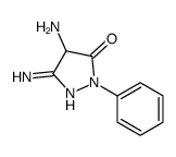 4,5-diamino-2-phenyl-4H-pyrazol-3-one结构式