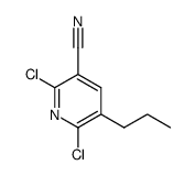 2,6-dichloro-5-propylnicotinonitrile结构式