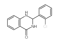 4(1H)-Quinazolinone, 2-(2-chlorophenyl)-2,3-dihydro- structure