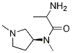 (S)-2-AMino-N-Methyl-N-(1-Methyl-pyrrolidin-3-yl)-propionaMide Structure