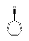 2,4,6-Cycloheptatriene-1-carbonitrile Structure