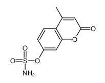 (4-methyl-2-oxochromen-7-yl) sulfamate Structure