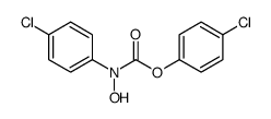 (4-chlorophenyl) N-(4-chlorophenyl)-N-hydroxycarbamate Structure