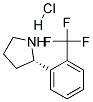 (S)-2-(2-(TRIFLUOROMETHYL)PHENYL)PYRROLIDINE HYDROCHLORIDE Structure