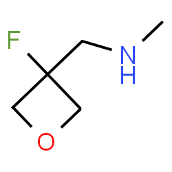 [(3-fluorooxetan-3-yl)methyl](methyl)amine structure