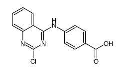 4-[(2-chloroquinazolin-4-yl)amino]benzoic acid Structure