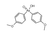 bis-(4-methoxy-phenyl)-arsinic acid结构式