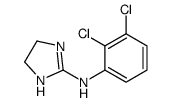 N-(2,3-Dichlorophenyl)-2-imidazoline-2-amine结构式