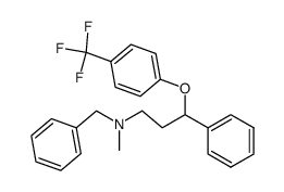 N-benzyl-N-methyl-3-(p-trifluoromethylphenoxy)-3-phenylpropyl-amine结构式