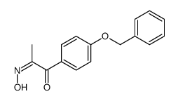 2-hydroxyimino-1-(4-phenylmethoxyphenyl)propan-1-one结构式