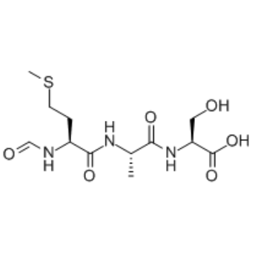 N-Formyl-Met-Ala-Ser Structure