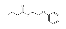 (R)-1-phenoxypropan-2-yl butyrate Structure